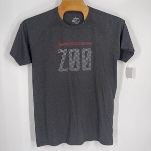Rawgear Zoo Culture Mens XL Charcoal Gray Raglan Short Sleeve Athletic T-Shirt